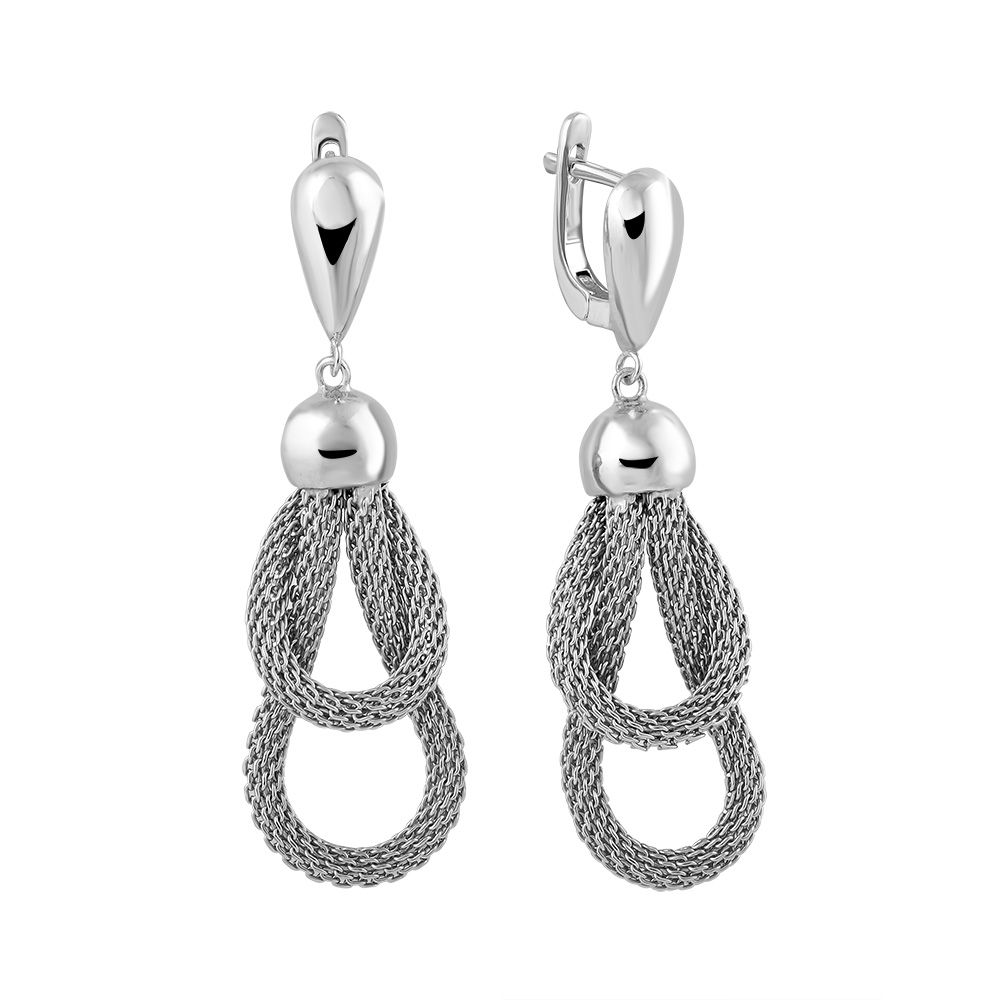 Серьги из серебра